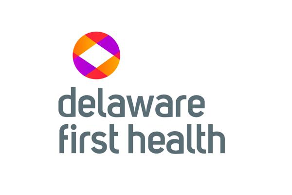 a logo with a colorful circle and a diamond