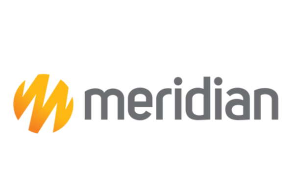 a logo with a yellow and grey circle