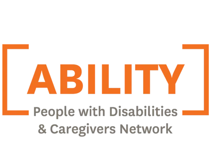 a black background with orange text