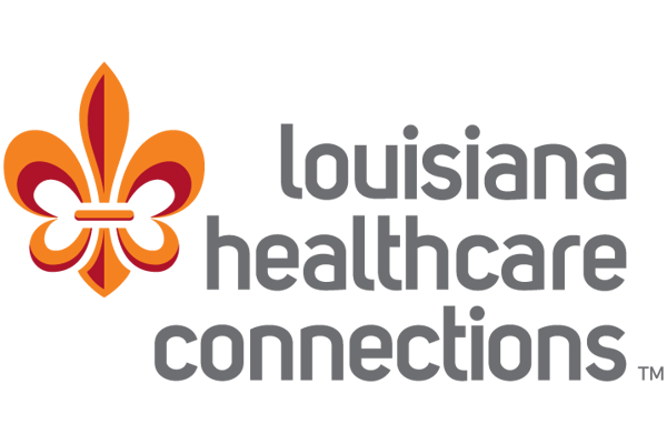 a logo with a fleur-de-lis